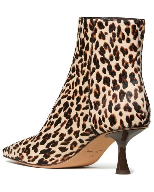 Kate Spade Natural Adele Stiletto Suede Booties