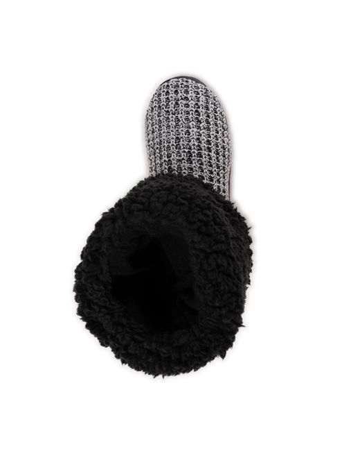 Muk Luks Black Tabbi toggle Slipper