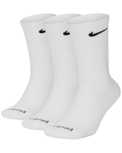 Nike White Everyday Plus Cushioned Training Crew Socks 3 Pairs for men