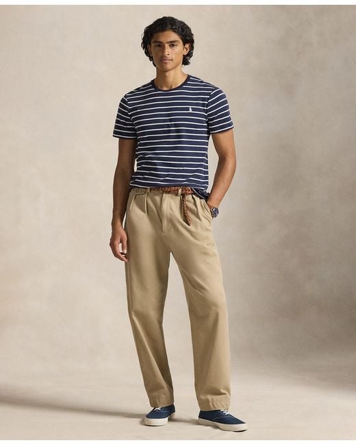 Polo Ralph Lauren Blue Short-sleeve Striped T-shirt for men