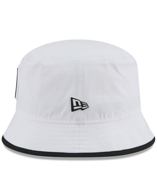 KTZ White New Orleans Saints 2025 Nfl Training Camp Stretch Bucket Hat for men