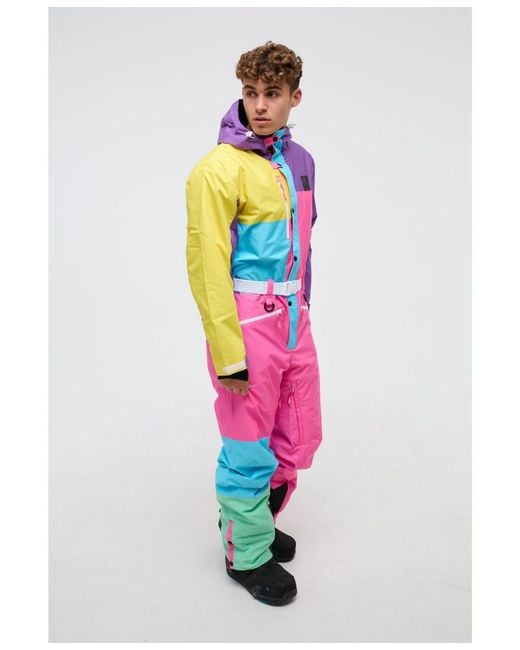 OOSC Pink So Fetch Ski Suit for men