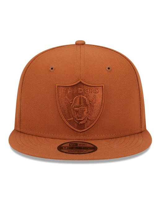 KTZ Brown Las Vegas Raiders Color Pack 9fifty Snapback Hat for men