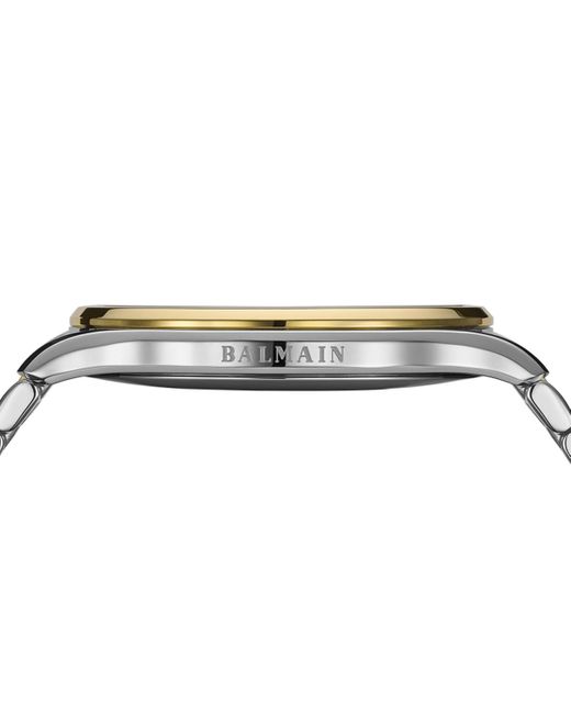 Balmain Metallic Swiss Beleganza Two-tone Stainless Steel Bracelet Watch 40mm for men