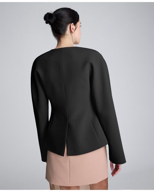 Kenneth Cole Black Long Sleeve Blazer
