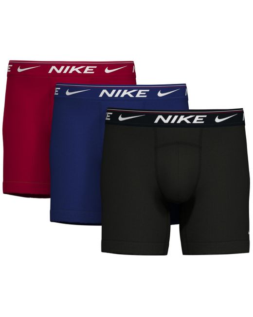 Nike Blue 3-pk. Dri-fit Ultra Comfort Boxer Briefs for men