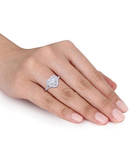 Macy's White Heart Ring (3 Ct. T.w.