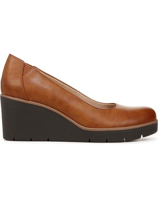 Naturalizer Brown About-time Wedge Pumps