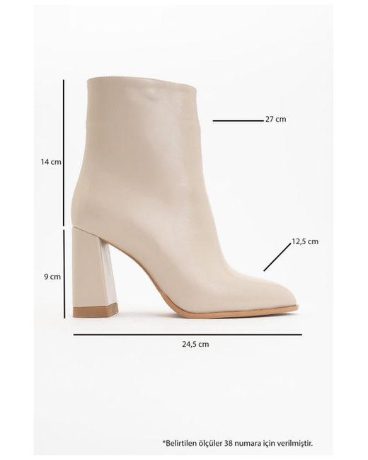 Prologue Shoes White Jewel High Heel Boot