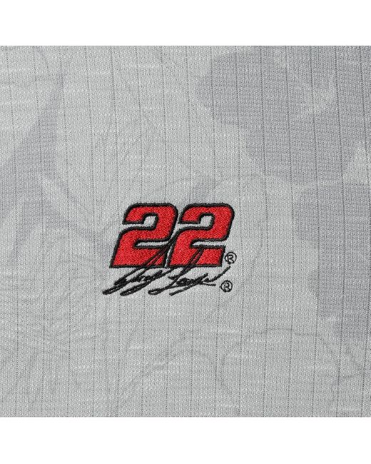 Tommy Bahama Gray Joey Logano Miramar Blooms Polo Shirt for men