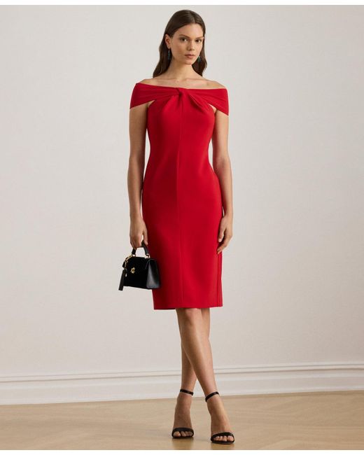 Ralph Lauren Red Cocktail Dress