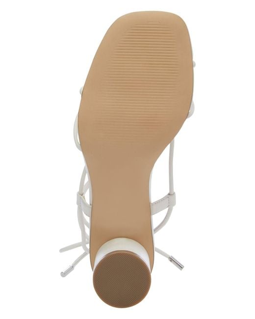 Steve Madden Ivanna Ankle tie Sandals in White Lyst