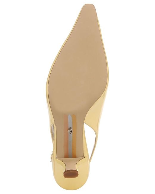 Sam Edelman Metallic Bianka Slingback Kitten-heel Pumps
