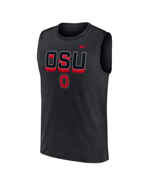 Nike Black Usc Trojans Primetime Tricode Legend Performance Tank Top for men