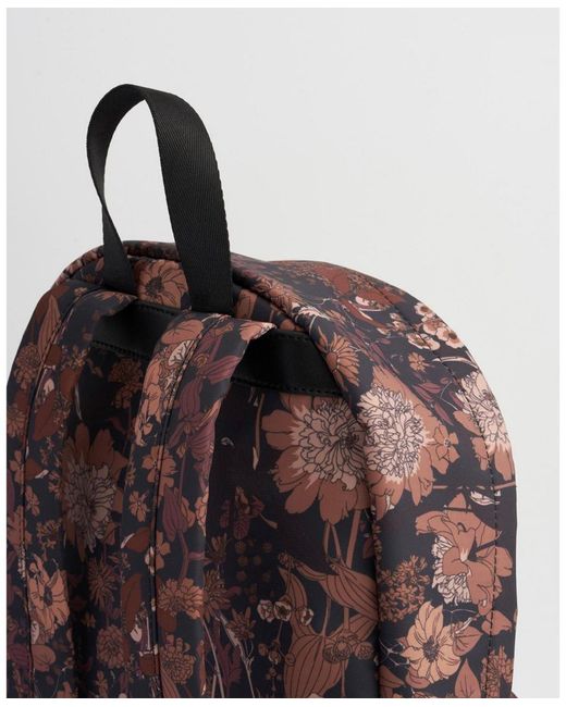 Fable England Brown Deco Blooms Backpack