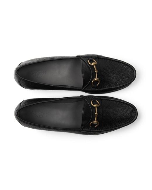 Anthony Veer Black Lucca Bit Loafer for men