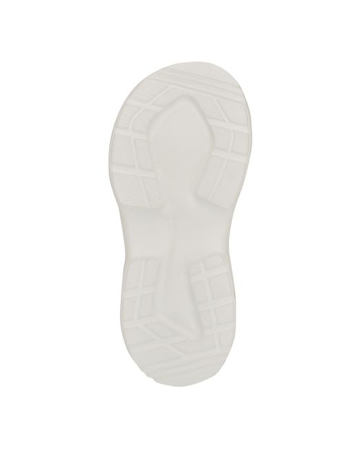 Guess Fenixy Eva Logo One Band Slide Footbed Sandals in White | Lyst