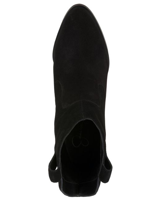 Jessica Simpson Black Western Cissely2 Ankle Booties