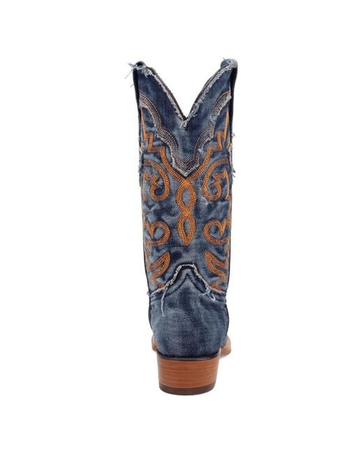 Dingo Blue Big Easy Denim Boot for men