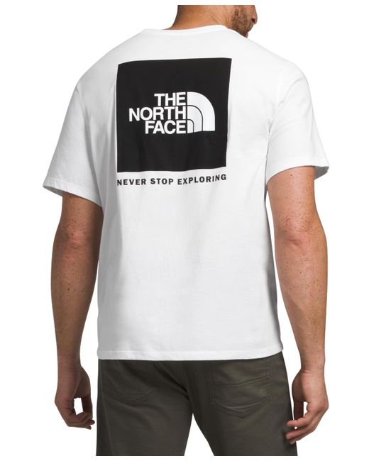 The North Face White Big S/s Box Nse Tee for men
