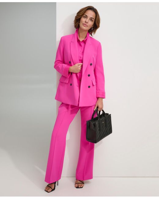 DKNY Pink Double-breasted Jacket