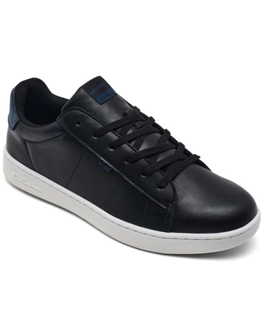 Ben Sherman Black Hampton Low Court Casual Sneakers From Finish Line for men