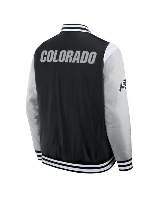 Fanatics Black Colorado Buffaloes Elementsâ Elite Full-snap Jacket for men