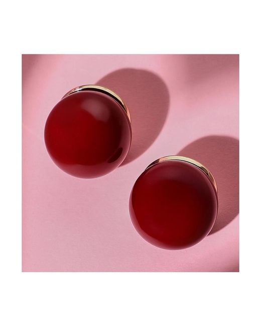 SOH Red The Chunky-jacqueline Stud Earrings