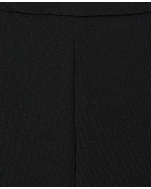 Mango Black High-waist Suits Pants