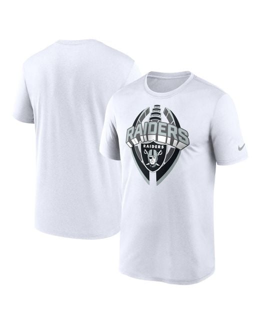 Nike White Las Vegas Raiders Legend Icon Performance T-shirt for men