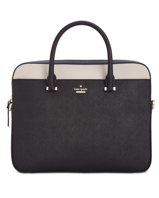 Kate Spade Black Saffiano Leather Laptop Bag