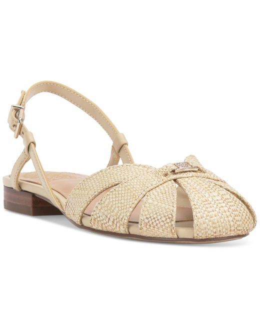 Vince Camuto Metallic Cacey Slingback Fisherman Flats
