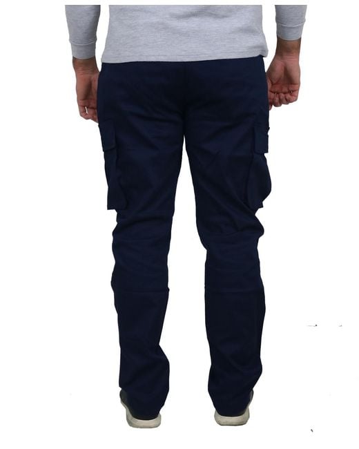 Blu Rock Blue Flex Stretch Cargo Pants for men