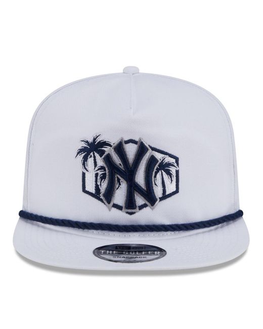 KTZ Blue New York Yankees 2025 Spring Training Palm Golfer Adjustable Hat for men