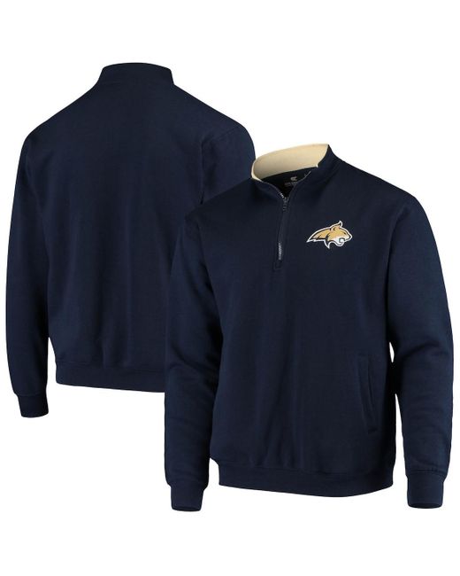 Colosseum Athletics Blue Montana State Bobcats Tortugas Logo Quarter-zip Jacket for men