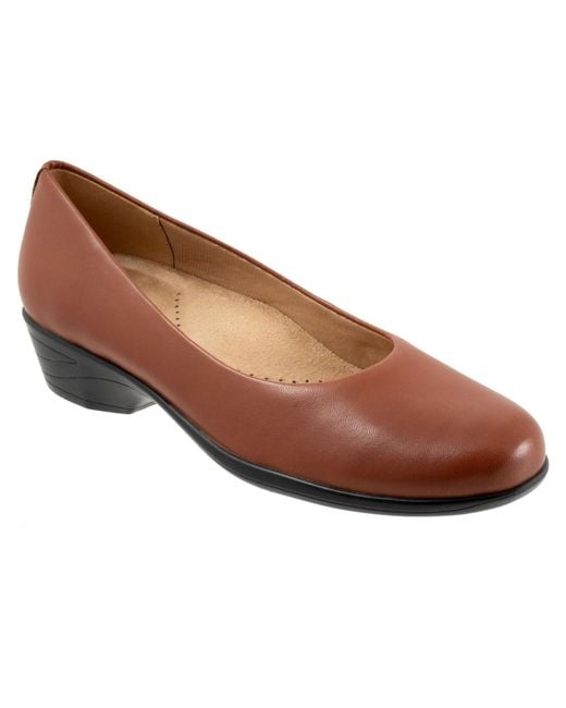 Trotters Brown Rozalin Flat