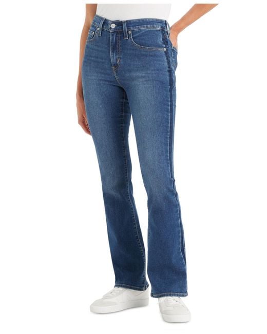 Levi's Blue 725 High-waist Classic Stretch Bootcut Jeans