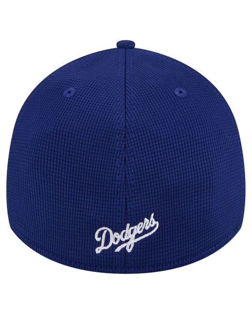 KTZ Blue Los Angeles Dodgers Active Pivot 39thirty Flex Hat for men