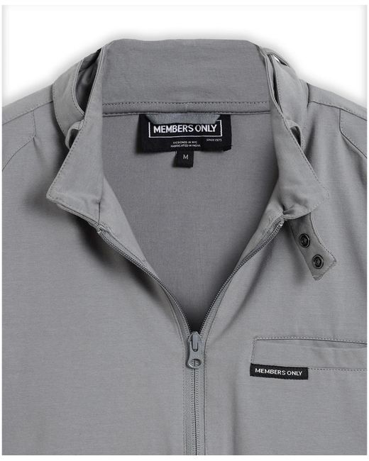 Members Only Gray Athletic Club Jacket for men