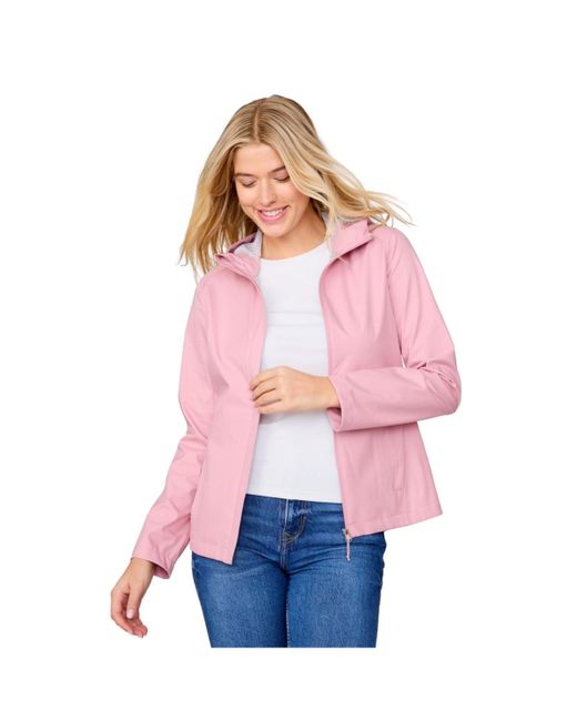 Free Country Pink X2o Packable Rain Jacket