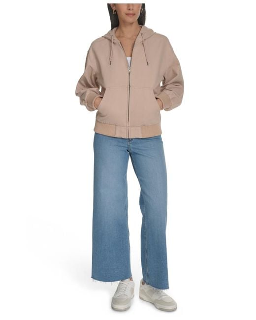 Levi's Natural Relaxed Hooded Bomber Jacket