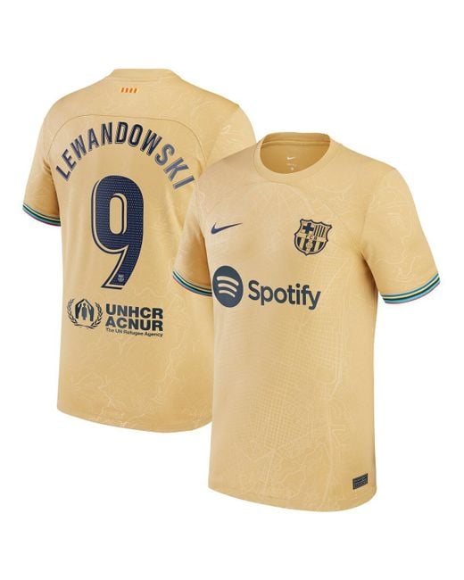 Nike Robert Lewandowski Barcelona 2022/23 Away Replica Player Jersey in