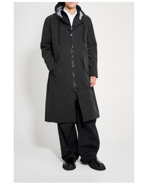Stutterheim Black Martins Parka for men