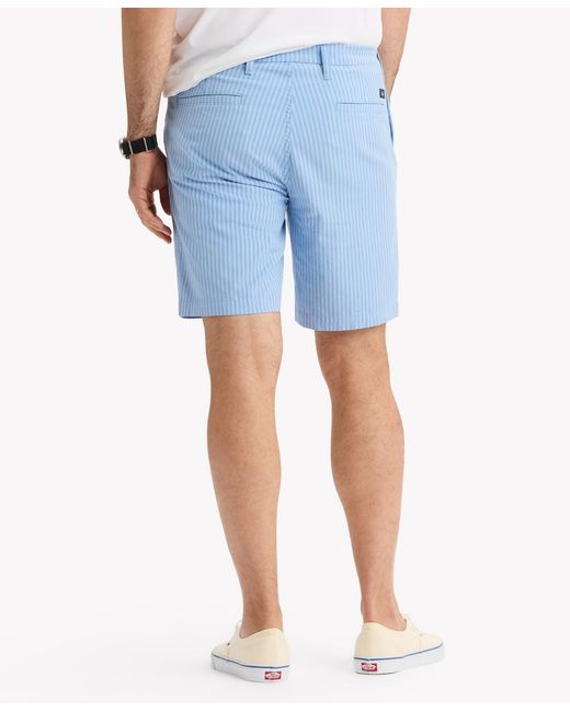 Dockers Blue Ultimate Supreme Flex Stretch Solid 9.5" Shorts for men