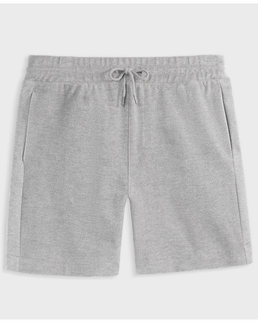 Mode Of One Gray Regular-fit 7" Reverse French Terry Shorts for men