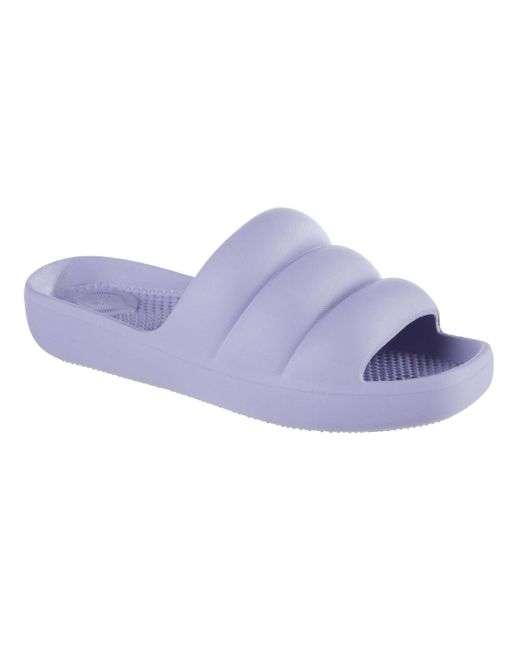 Totes Blue Molded Puffy Slide