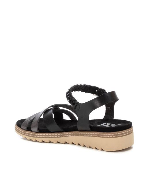 Xti Black Casual Sandals