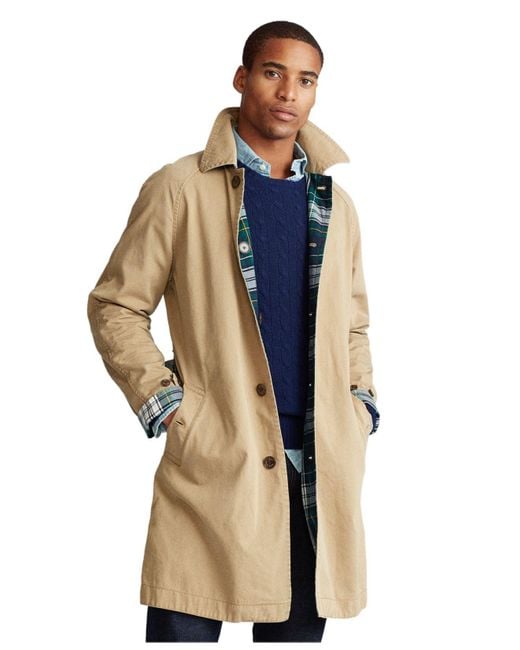 Ralph Lauren Natural Reversible Balmacaan Coat for men