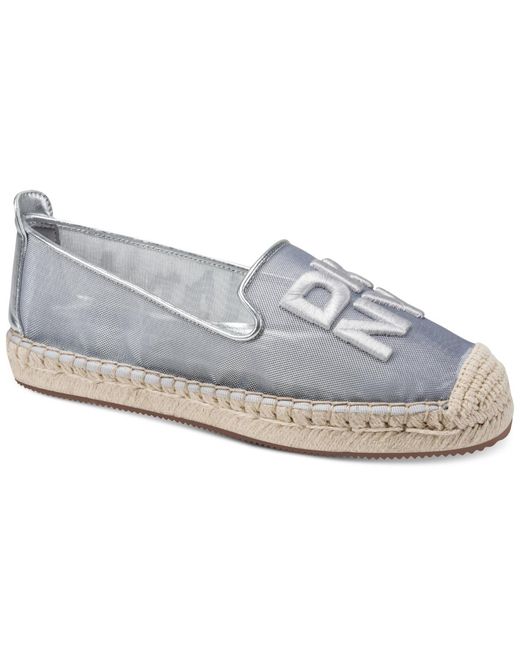 DKNY White Miretta Espadrilles Flats