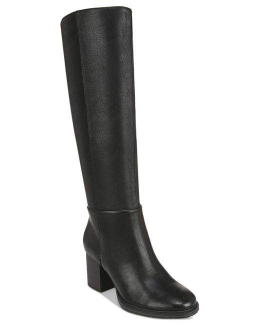 Zodiac Riona Widecalf Blockheel Riding Boots in Black Lyst